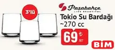 PAŞABAHÇE TOKİO SU BARDAĞI 270 CC 3'LÜ PAŞABAHÇE TOKİO SU BARDAĞI 270 CC 3'LÜ